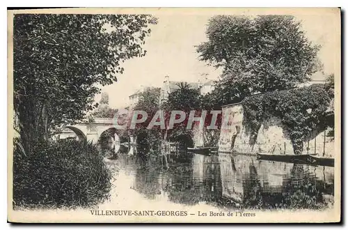 Cartes postales Villeneuve Saint Georges S et O Les Bords de l'Yerres