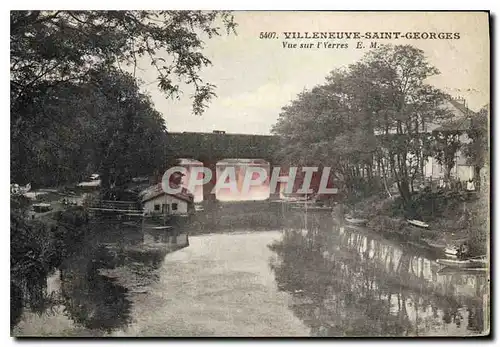 Cartes postales Villeneuve Saint Georges Vue sur l'Yerres