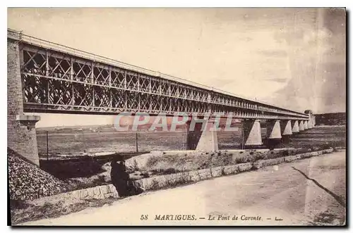 Ansichtskarte AK Martigues Le Pont de Caronte