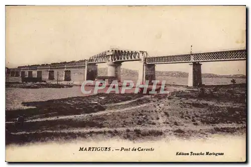 Ansichtskarte AK Martigues Pont de Caronte