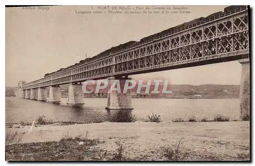 Cartes postales Port de Bouc Pont de Caronte