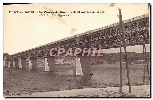 Ansichtskarte AK Port de Bouc Le Viaduc de Caronte