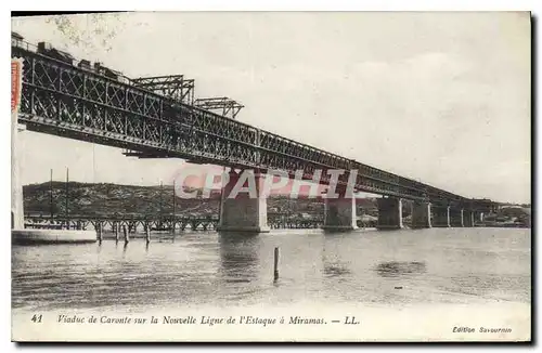 Ansichtskarte AK Viaduc de Caronte sur la Nouvelle Ligne de l'Estaque a Miramas