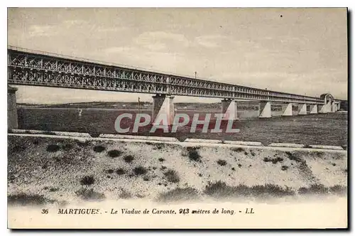 Ansichtskarte AK Martigues le Viaduc de Caronte