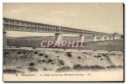 Ansichtskarte AK Martigues le Viaduc de Caronte