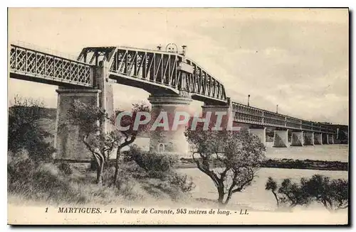 Ansichtskarte AK Martigues Le Viaduc de Caronte