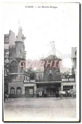 Cartes postales Paris Le Moulin Rouge