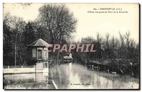 Cartes postales Chartres E et L L'Eure Vue prise du Pont de la Courtille