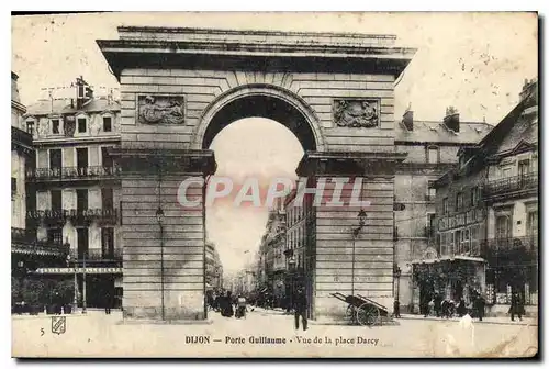 Cartes postales Dijon Porte Guillaume Vue de la Place Darcy