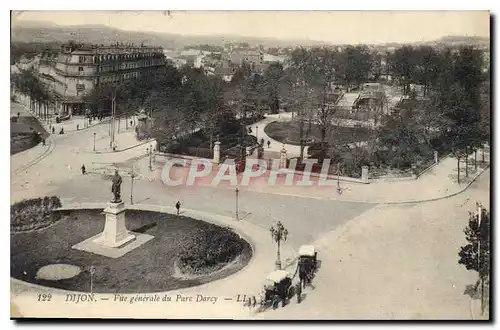 Cartes postales Dijon Vue generale du Parc Darcy