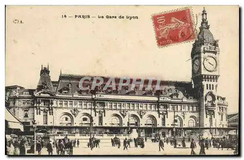 Cartes postales Paris La Gare de Lyon