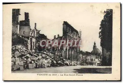 Ansichtskarte AK Verdun La Rue St Pierre