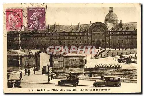 Cartes postales Paris L'Hotel des Invalides