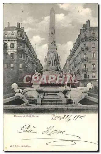 Cartes postales Monument Sadi Carnot