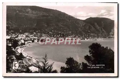 Cartes postales Menton Vue generale