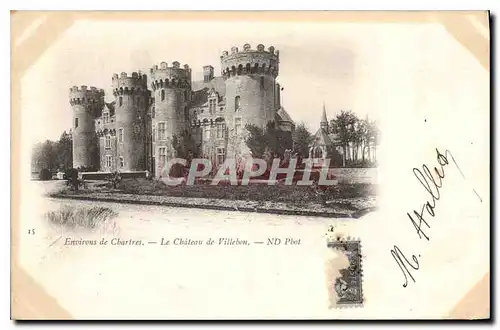 Cartes postales Environs de Chartres Le Chateau de Villebon