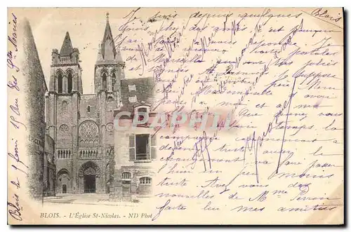 Cartes postales Blois L'Eglise St Nicolas