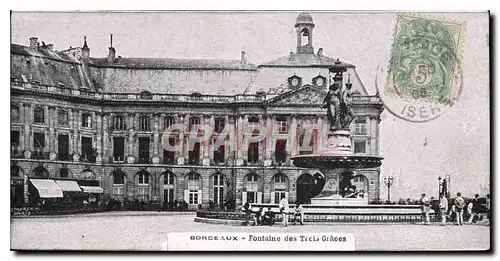 Cartes postales Bordeaux Fontaine des Trois Graces