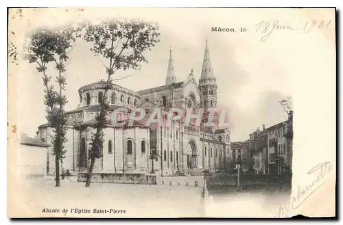 Cartes postales Macon Le Abside de l'Eglise St Pierre