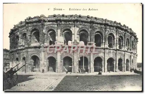 Ansichtskarte AK Nimes Exterieur des Arenes