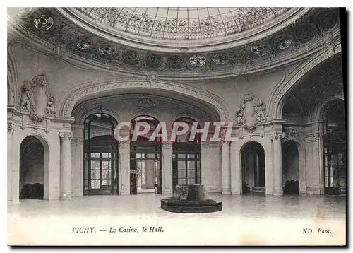 Cartes postales Vichi Le Casino le Hall