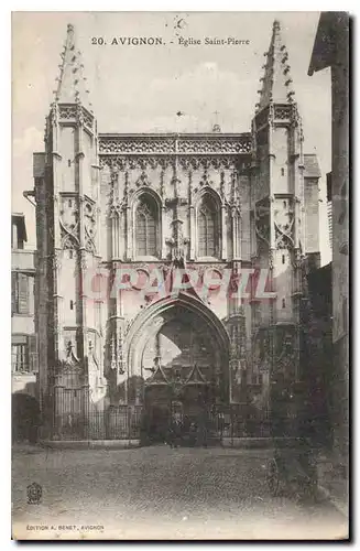 Ansichtskarte AK Avignon Eglise St Pierre