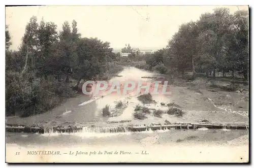 Ansichtskarte AK Montelimar Le Jabron pris du Pont de Pierre