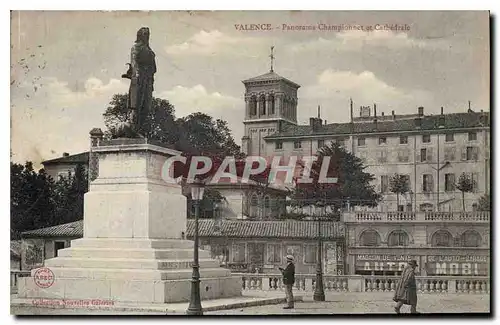 Cartes postales Valence Panorama Championnet et Cathedrale