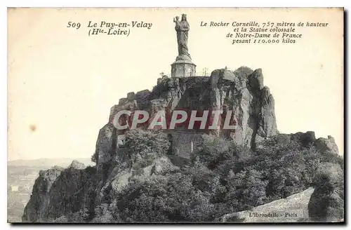 Ansichtskarte AK Le Puy en Velay Hte Loire Le Rocher Corneille