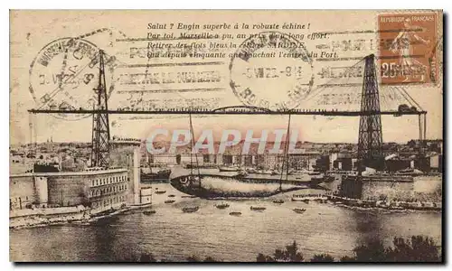 Cartes postales Marseille Pont Transbordeur Sardine