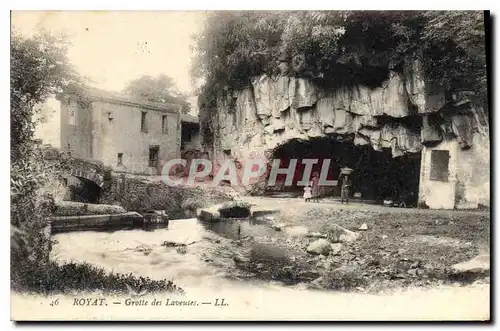 Cartes postales Royat Grotte des Laveuses