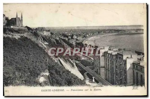 Cartes postales Ste Adresse Panorama sur le Havre