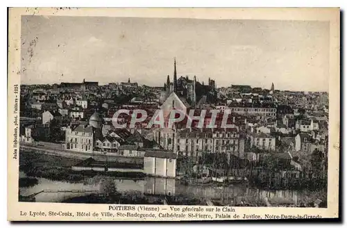 Ansichtskarte AK Poitiers Vienne Vue generale sur le Clain