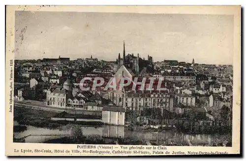 Cartes postales Poitiers Vienne Vue generale sur le Clain