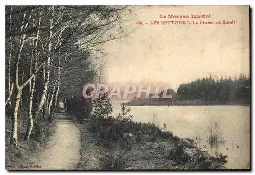 Ansichtskarte AK Le Morvan Illustre Les Settons Le Chemin de Ronde