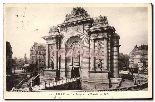 Cartes postales Lille La Porte de Paris