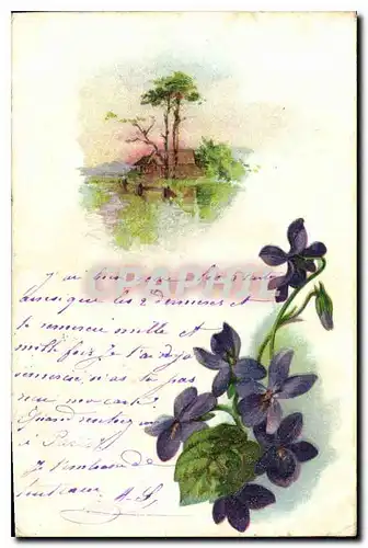 Cartes postales Fantaisie Fleurs