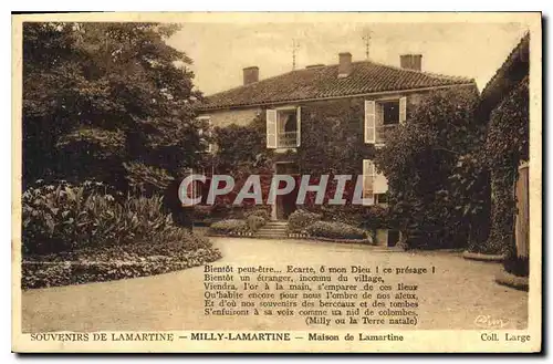 Cartes postales Souvenirs de Lamartine