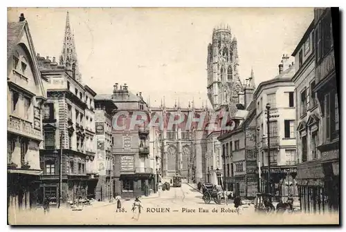 Cartes postales Rouen Place Eau de Robec