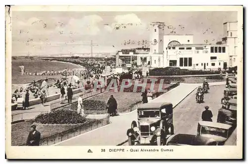 Cartes postales Dieppe Quai Alexandre Dumas