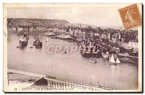 Cartes postales Dieppe Vue de l'Avant Port