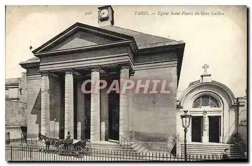 Cartes postales Paris Eglise St Pierre du Gros Caillou