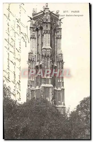 Cartes postales Paris Tour St Jacques