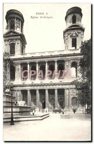 Cartes postales Paris Eglise St Sulpice