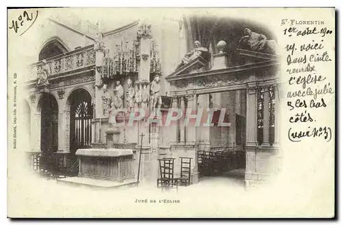 Cartes postales St Florentin Jude de l'Eglise