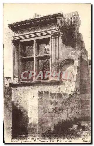 Cartes postales Provence Les Baux Post Tenebras Lux