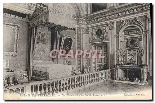 Cartes postales Palais de Versailles La Chambe a Coucher de Louis XIV