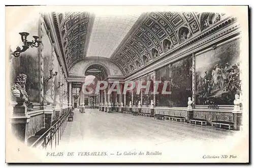 Cartes postales Palais de Versailles La Galerie des Batailles