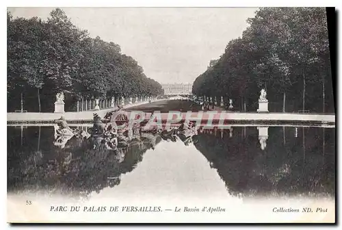 Cartes postales Parc du Palais de Versailles Le Bassin d'Apollon