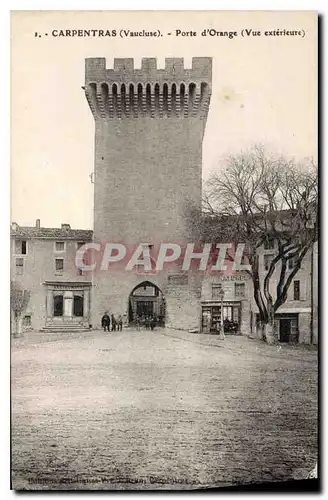 Ansichtskarte AK Carpentras Vaucluse Porte d'Orange Vue exterieure